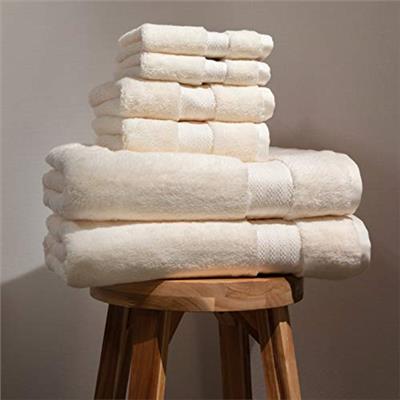 100% Organic Cotton Bath Towel Set | Bathroom Luxury Towel Set of 6 | GOTS Certified | Hotel Premium Towels | 700 GSM | 2 Bath Towels 30 x 56 | 2 Hand
