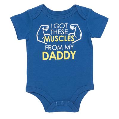Baby Starters I Got These Muscles from My Daddy Bodysuit