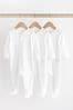 Buy White Essential Zipped Baby Sleepsuits 3 Pack (0-2yrs) from the Next UK online shop