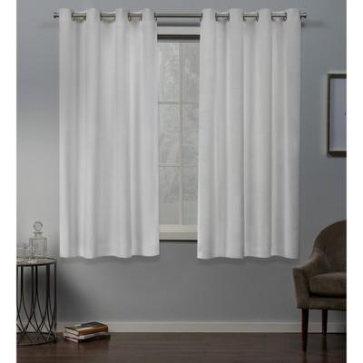 Exclusive Home Velvet Heavyweight Grommet Top Window Curtain Panel Pair : Target