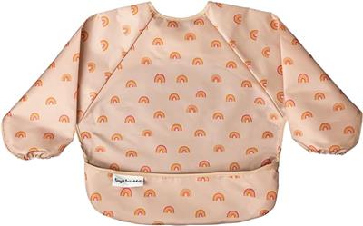 Amazon.com: Tiny Twinkle Mess Proof Baby Bib, Cute Full Sleeve Bib Outfit, Waterproof Bibs for Toddlers, Machine Washable, Tug Proof Closure, Baby Smo