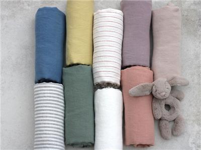 Linen Baby Swaddle Blankets/baby Blankets/large Baby All Purpose Blankets - Etsy