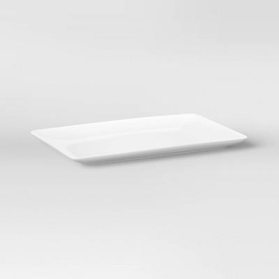 15.2 X 9.6 Porcelain Rectangular Platter White - Target