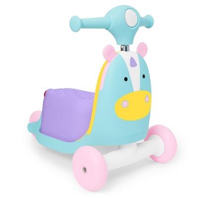 Skip Hop Kids 3-in-1 Ride On Scooter And Wagon Toy - Unicorn : Target