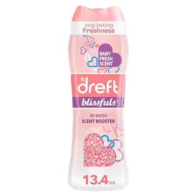 Dreft Blissfuls In-Wash Scent Booster Beads, Baby Fresh, 13.4 oz