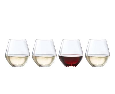 Globo Stemless Wine Glass, Set of 4 - English