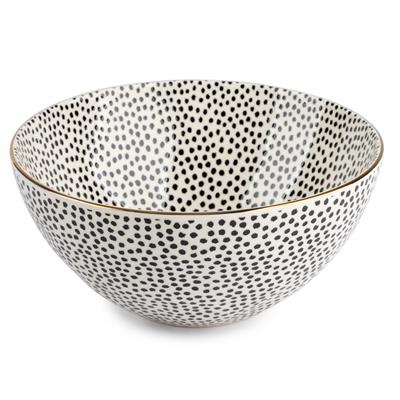 Thyme & Table Stoneware Large Bowl, Dot - Walmart.com