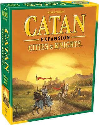 Amazon.com: CATAN Cities & Knights Board Game EXPANSION | Strategy Game | Adventure Game | Family Game for Adults and Kids | Ages 12  | 3-4 Players |