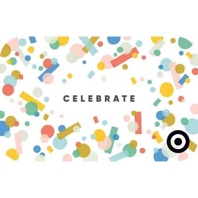 Celebrate Confetti Target Giftcard : Target