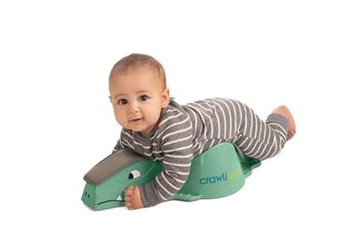 Crawligator Tummy Time Toy I Provides Mobility for Infants 4-12 Months I Early Childhood Dev (Sage)