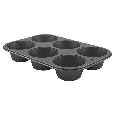 Mainstays 6 Cup Nonstick Steel Muffin Pan, 3.5 in Diameter Cups - Walmart.com