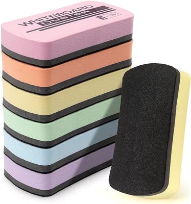 Amazon.com : 6 Pack Dry Erasers for White Board Magnetic Whiteboard Erasers, Whiteboard Erasers for Kids Classroom, Pastel Color : Office Products