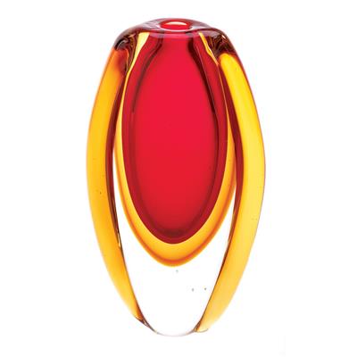 Multi-Color Glass Vase
