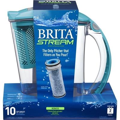 Brita Stream 10 Blue Water Pitcher