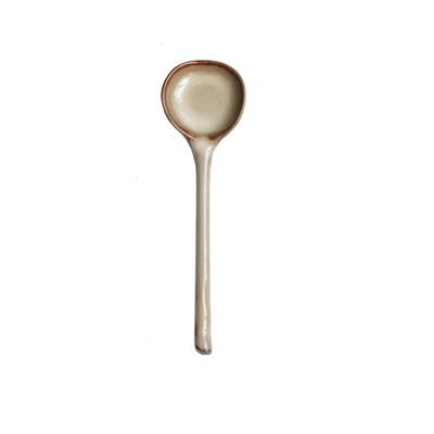 Beige Ceramic Spoon 16cm – Grey Goose Living