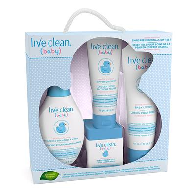 Live Clean Baby - Moisturizing Skincare Essentials Gift Set | Babies R Us Canada