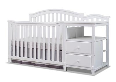 Sorelle Furniture Berkley 4-in-1 Convertible Crib and Changer