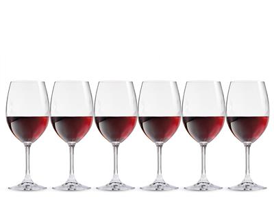 Loft Red Wine Glasses, Set of 6 - English