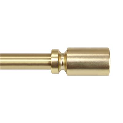 StyleWell 36 66 inch Telescoping 3/4 inch Dia. Curtain Rod Kit in Champagne with Contempo... | The Home Depot Canada