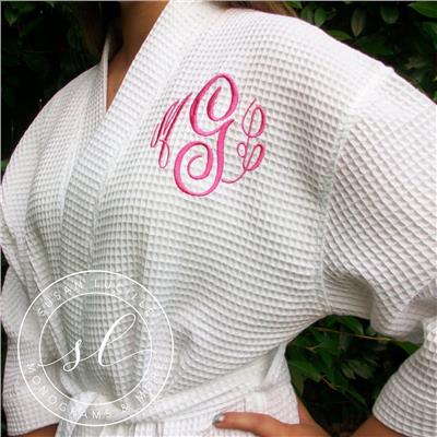 Womens Monogrammed Waffle Robe, 14 Colors to Choose From, Personalized Spa Wedding Party, Bridesmaid Robe, Bride Robe - Etsy