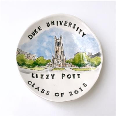 College Graduation Gift for Her Keepsake Ring Holder University Ring Dish Handmade by Cathie Carlson - Etsy