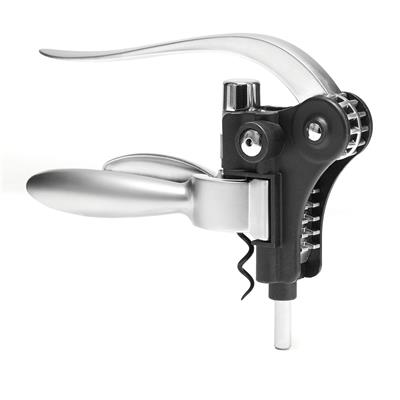 MASTER Chef Stainless Steel Three-Second Manual Corkscrew, Includes Foil Cutter