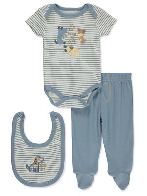 Duck Duck Goose Baby Boys 3-Piece Pants Set Outfit