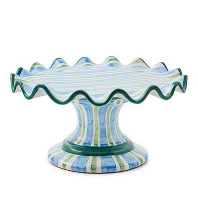 Pencil & Paper Co. Ceramic Fluted Cake Stand