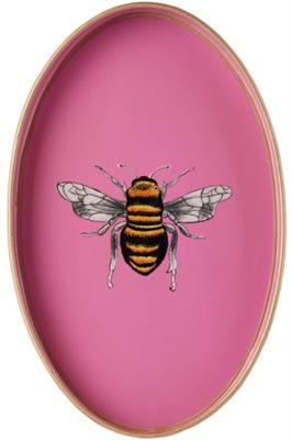 Pink & Gold Fauna Tray by Les-Ottomans | SSENSE Canada