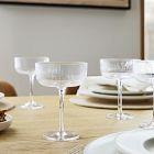Fluted Coupe Glass Sets | West Elm
