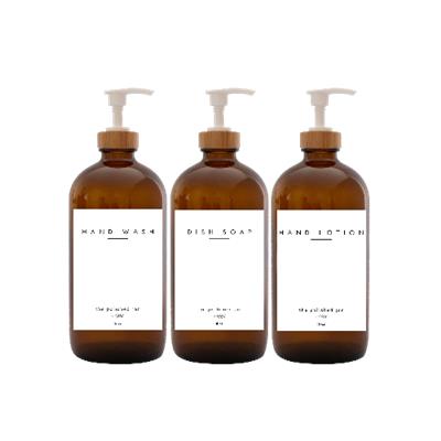 The Trio Set - 3 Soap & Lotion Bottles With Tray