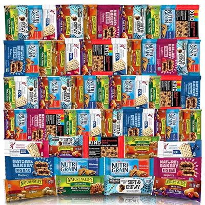 Amazon.com: Healthy Snacks, Healthy Mixed Snack Box & Snacks Gift Variety Pack – Arrangement for Grab and go, work, office or Home – Granola Bars, Car