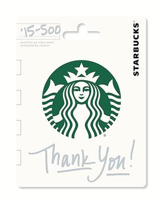 Amazon.com: Starbucks Thank You Gift Card $25 : Gift Cards
