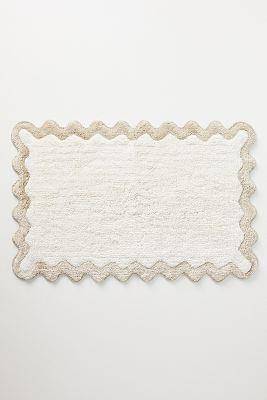 Maeve by Anthropologie Scalloped Bath Mat | Anthropologie