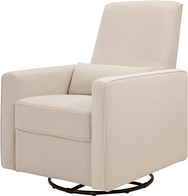 Amazon.com: DaVinci Piper Upholstered Recliner and Swivel Glider in Cream, Greenguard Gold & CertiPUR-US Certified : Everything Else