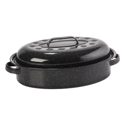 15in. Covered Oval Roaster
