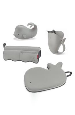 Skip Hop Moby Bath Time Essentials 4-Piece Kit in Grey at Nordstrom