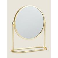 Brushed Brass Bathroom Mirror | Home | George at ASDA