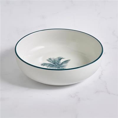 Luxe Palm Pasta Bowl | Dunelm