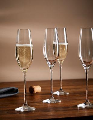 Set of 4 Maxim Champagne Flutes | M&S Collection | M&S