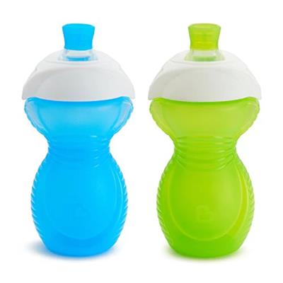 Munchkin® Click Lock™ Bite Proof Sippy Cup, 9 oz, Blue/Green, Unisex, 2 Pack - Walmart.com