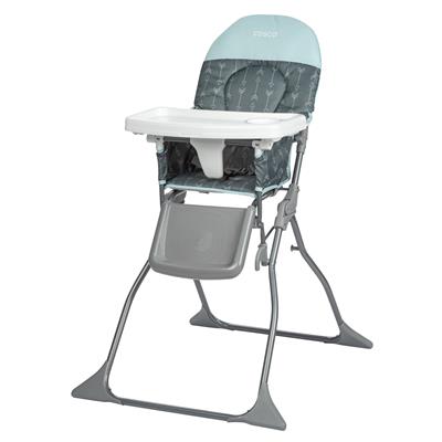 Cosco Kids Simple Fold Full Size High Chair with Adjustable Tray, Gray Arrows - Walmart.com