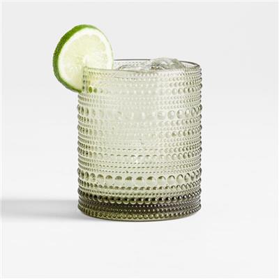 Alma Grey Vintage Double Old-Fashioned Glass   Reviews | Crate & Barrel