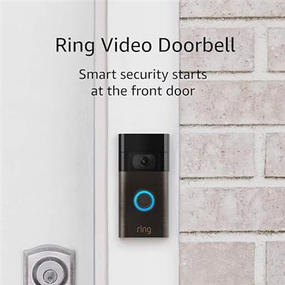 Amazon.com: Ring Video Doorbell – 1080p HD video, improved motion detection, easy installation – Venetian Bronze : Tools & Home Improvement