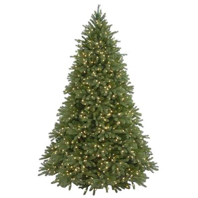 National Tree Company 7-1/2 ft. Feel Real Jersey Fraser Fir Hinged Artificial Christmas Tree with 1250 Clear Lights PEJF1-300-75 - The Home Depot