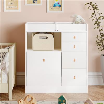 Baby Changing Table Dresser Nursery Dresser Chest Changing Station