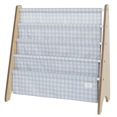 blue gingham recycled fabric book rack - Walmart.ca