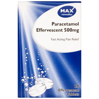 Paracetamol Effervescent Tablets 24pk | Health & Wellbeing - B&M