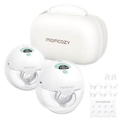 Momcozy Breast Pump Hands Free M5, Wearable Breast Pump of Baby Mouth Double-Sealed Flange with 3 Modes & 9 Levels, Electric Breast Pump Portable - 24