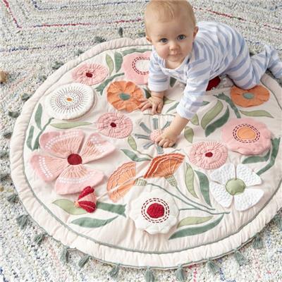 Floral Garden Baby Activity Playmat Tummy Time Toy   Reviews | Crate & Kids